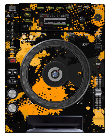 Pioneer DJ CDJ 850 Skin Conflict Yellow